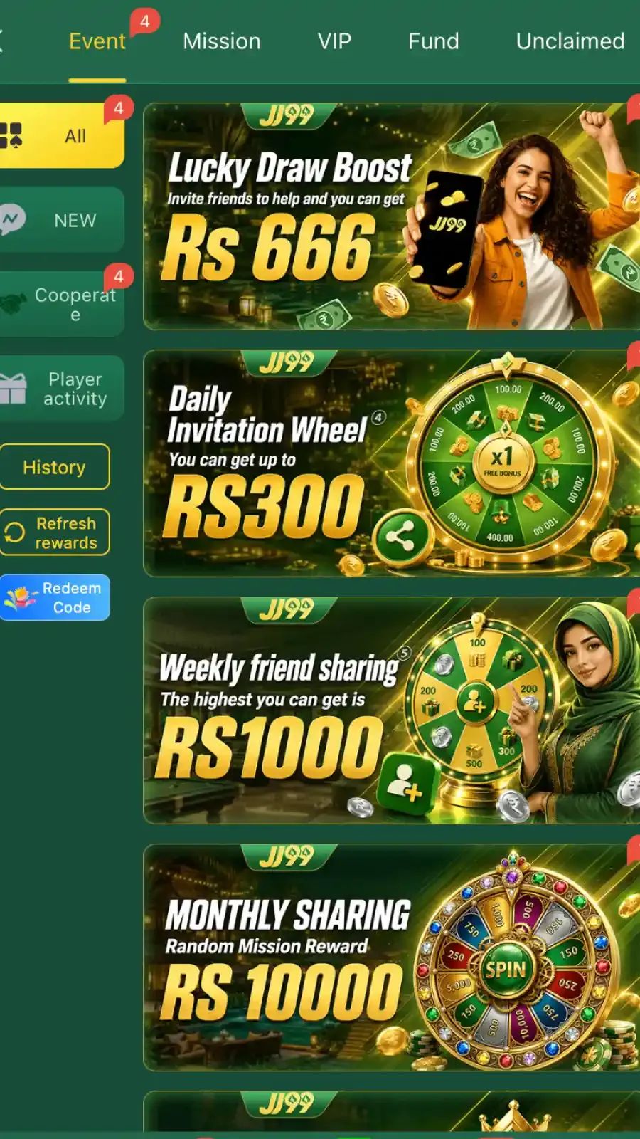jj99 game promotions
