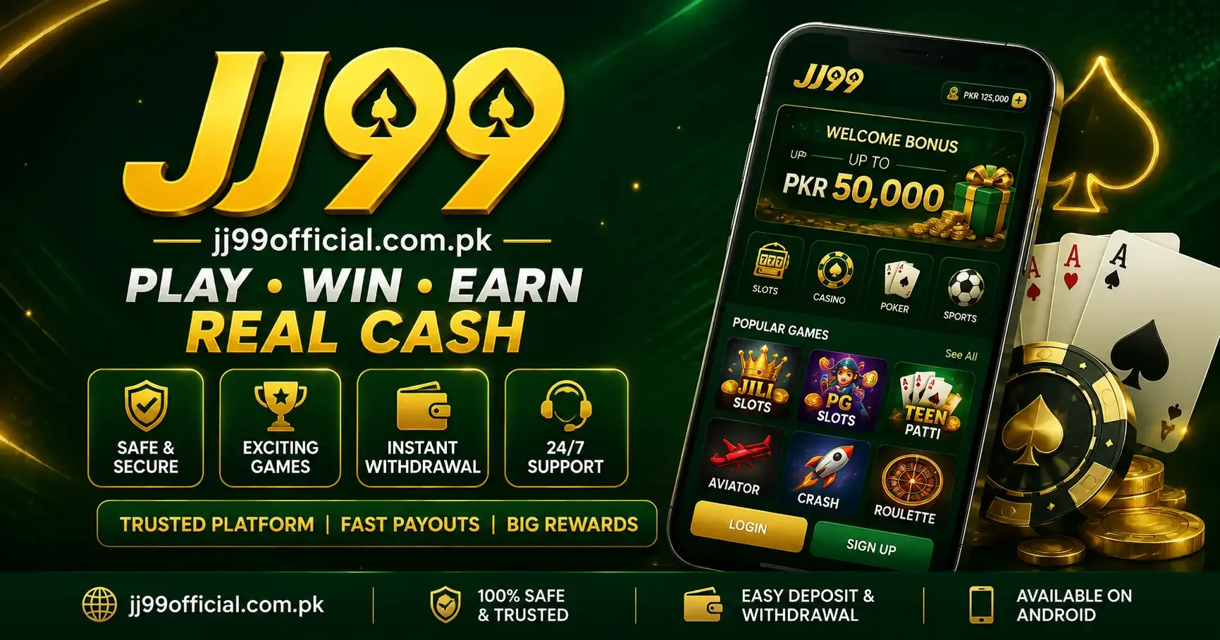 JJ99 Game features